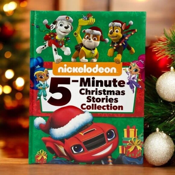 Nickelodeon Kids Christmas Bedtime Stories Book w Spongebob, PAW Patrol, Dora... - Picture 12 of 12